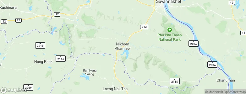 Nikhom Kham Soi, Thailand Map