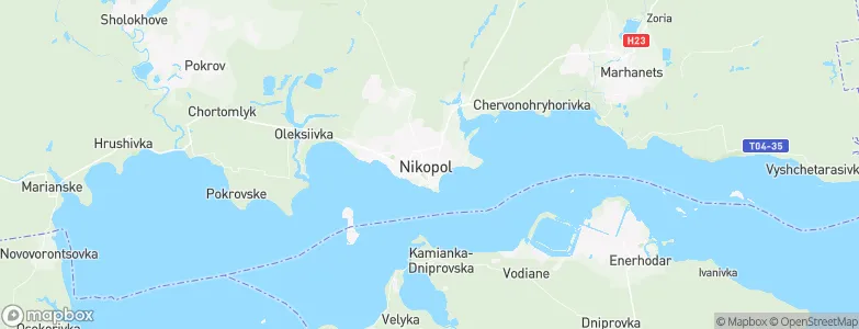 Nikopol', Ukraine Map