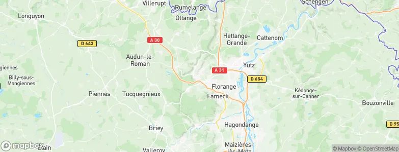 Nilvange, France Map