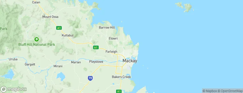 Nindaroo, Australia Map