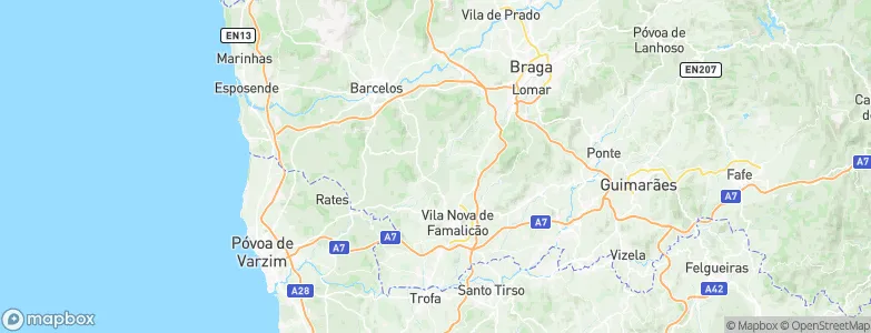 Nine, Portugal Map