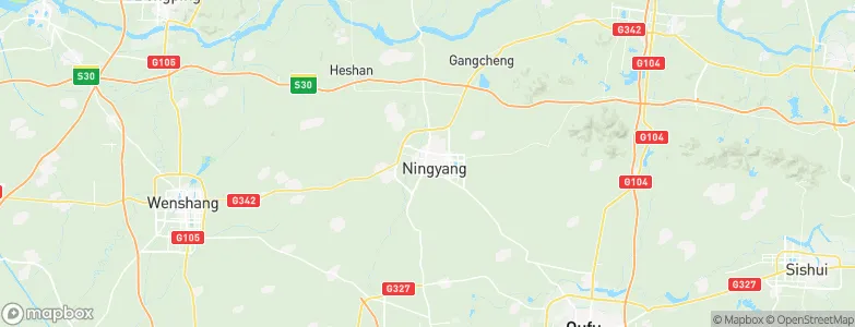 Ningyang, China Map