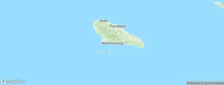 Nioumachoua, Comoros Map