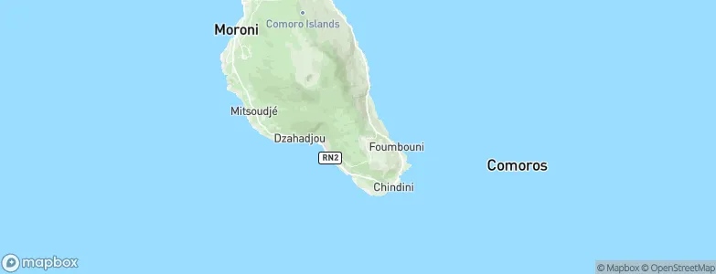 Nioumamilima, Comoros Map