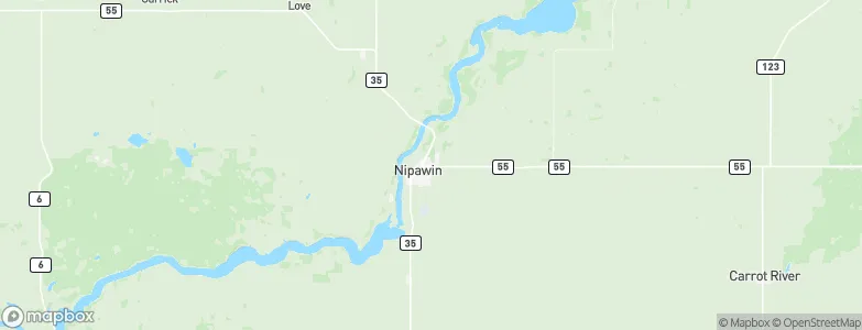 Nipawin, Canada Map