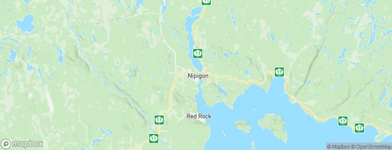 Nipigon, Canada Map