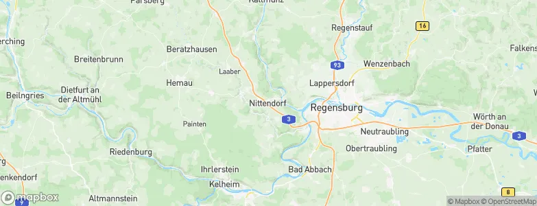 Nittendorf, Germany Map