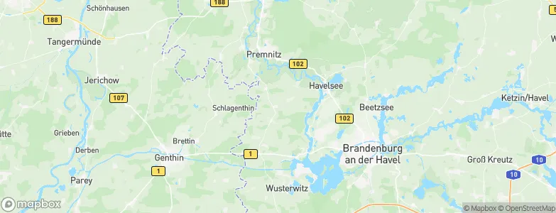 Nitzahn, Germany Map