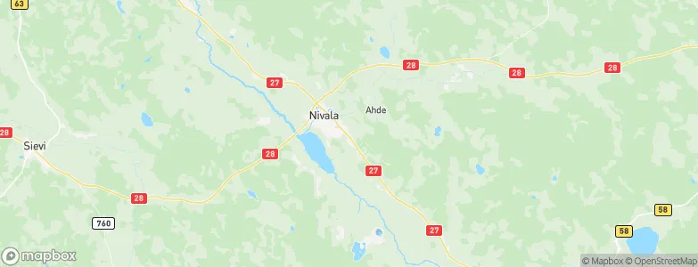 Nivala, Finland Map