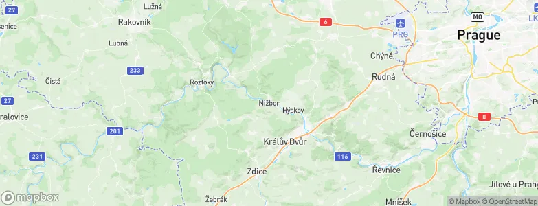 Nižbor, Czechia Map