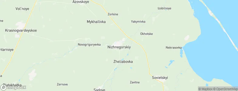 Nizhnegorskiy, Ukraine Map