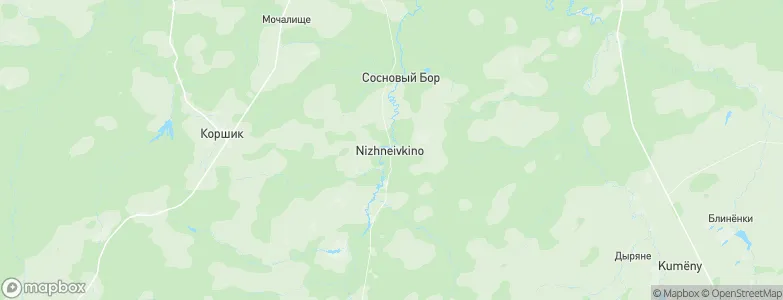 Nizhneivkino, Russia Map