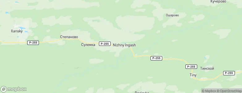 Nizhniy Ingash, Russia Map