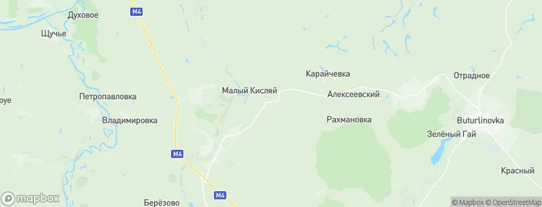 Nizhniy Kislyay, Russia Map