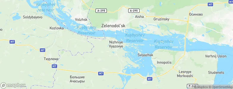 Nizhniye Vyazovyye, Russia Map
