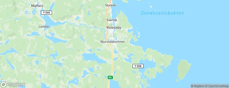 Njurundabommen, Sweden Map