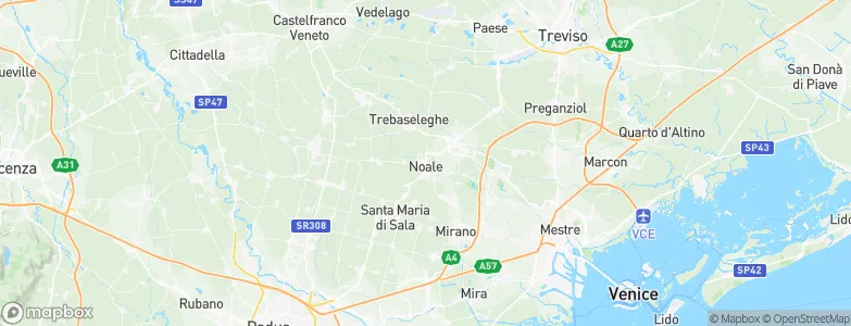Noale, Italy Map