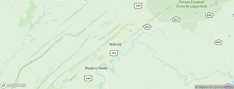 Nobres, Brazil Map
