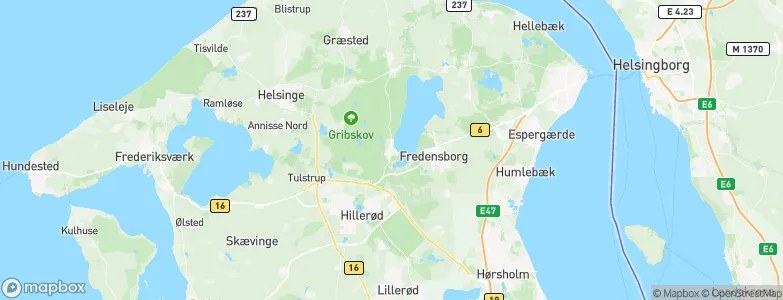 Nødebo, Denmark Map