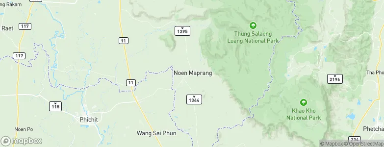 Noen Maprang, Thailand Map