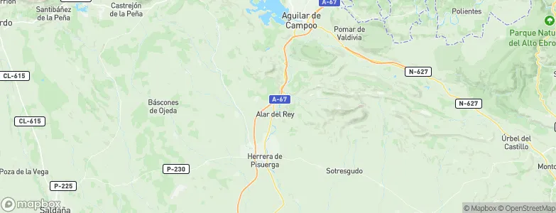 Nogales de Pisuerga, Spain Map