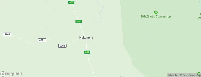Nokaneng, Botswana Map