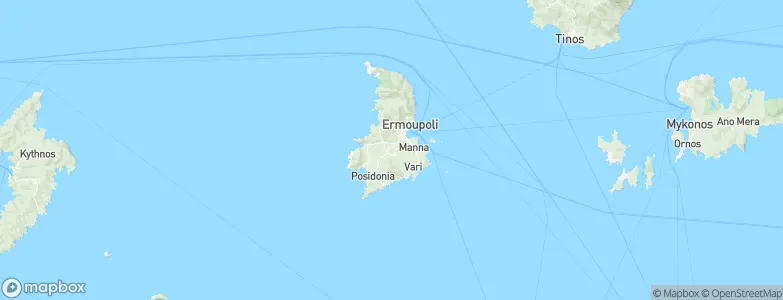 Nomós Kykládon, Greece Map