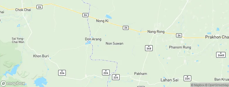 Non Suwan, Thailand Map