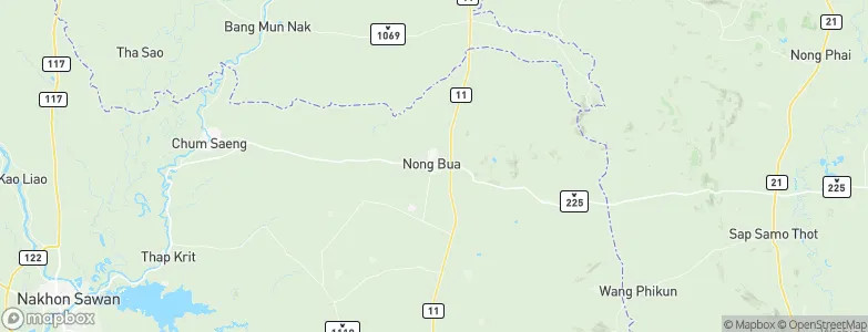 Nong Bua, Thailand Map