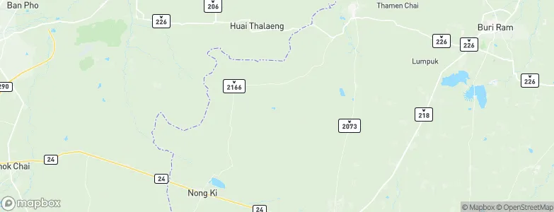 Nong Hong, Thailand Map