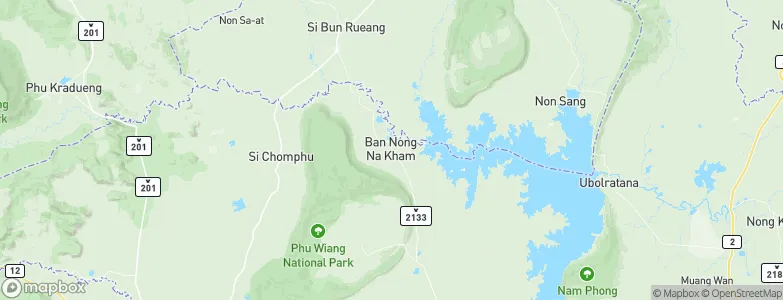 Nong Na Kham, Thailand Map