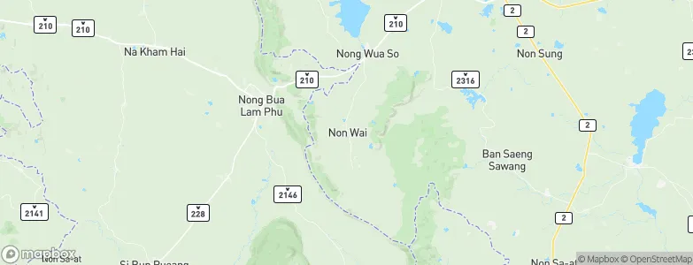 Nong Wua So, Thailand Map