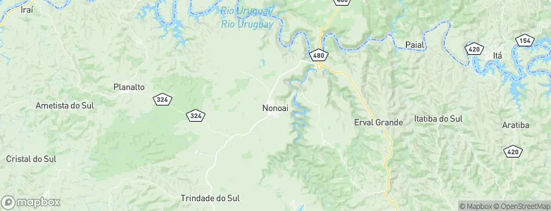 Nonoai, Brazil Map