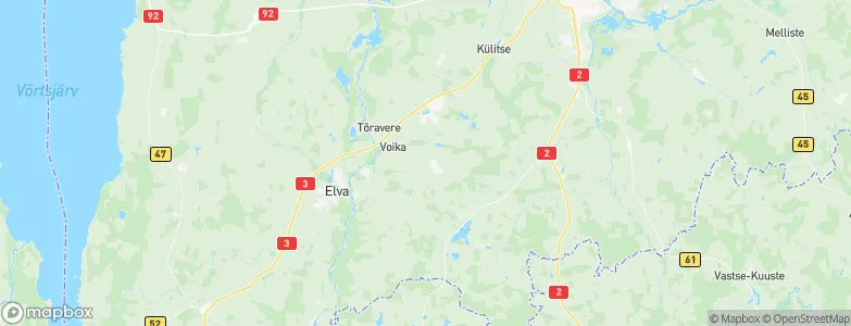 Nõo vald, Estonia Map