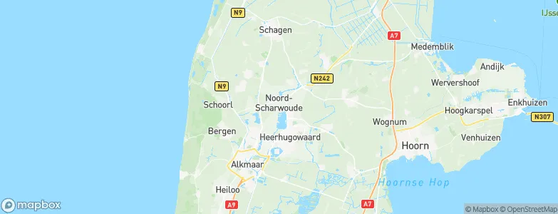 Noord-Scharwoude, Netherlands Map