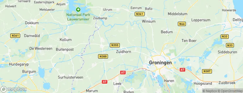 Noordhorn, Netherlands Map