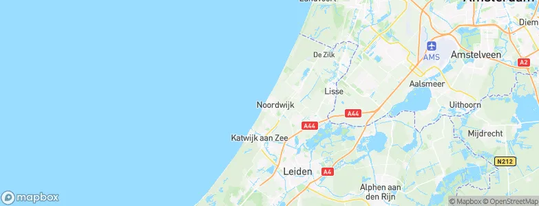 Noordwijk aan Zee, Netherlands Map