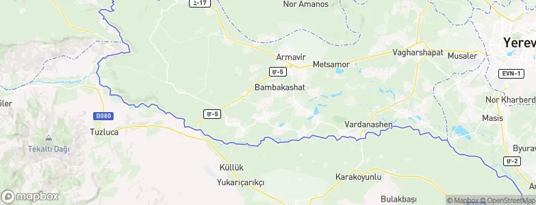Nor Armavir, Armenia Map