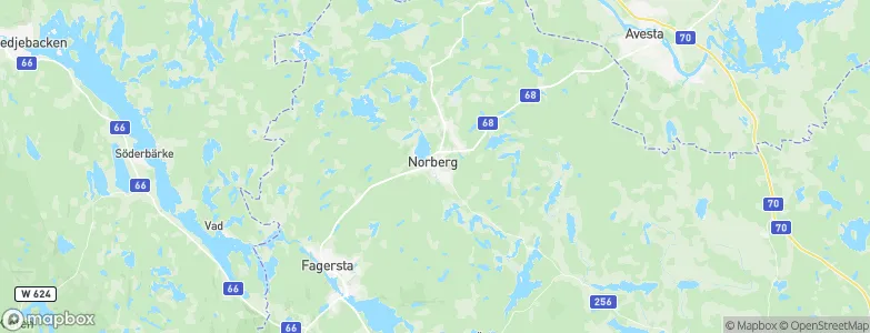 Norberg, Sweden Map