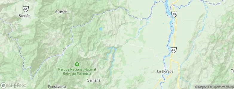 Norcasia, Colombia Map