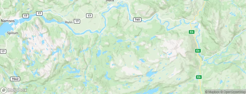 Nord-Trøndelag Fylke, Norway Map