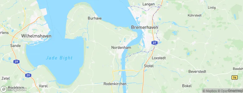 Nordenham, Germany Map