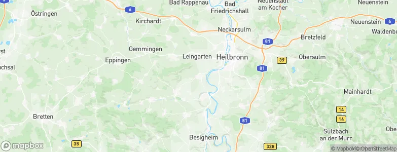 Nordheim, Germany Map