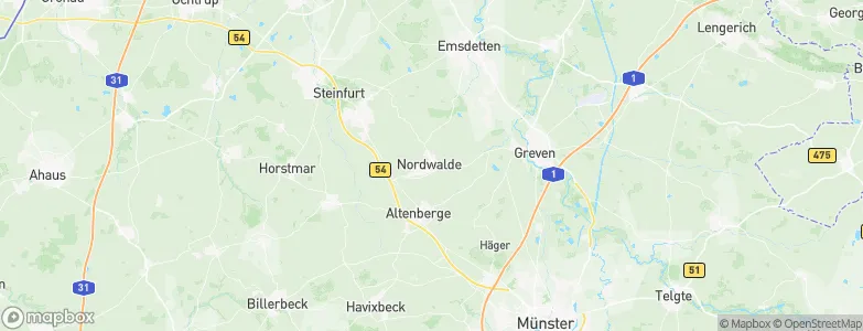 Nordwalde, Germany Map