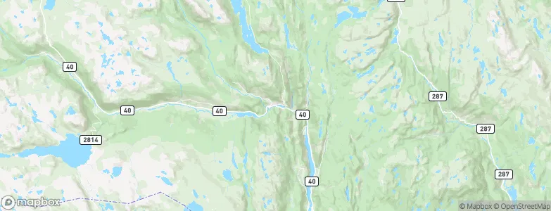 Nore og Uvdal, Norway Map