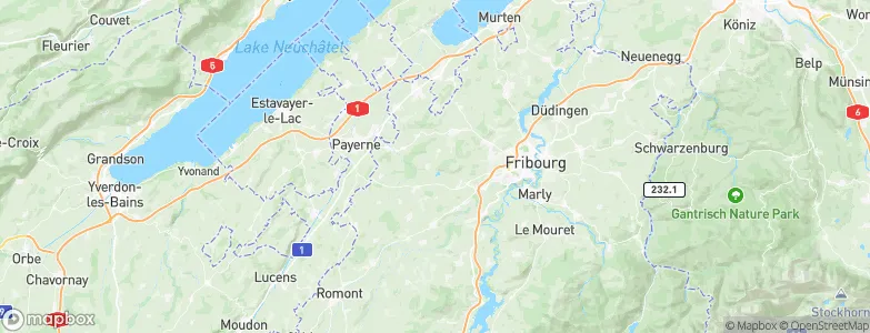 Noréaz, Switzerland Map