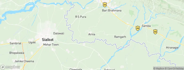 Norīa, India Map
