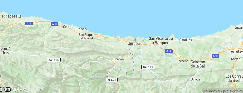 Noriega, Spain Map