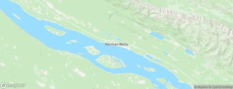 Norman Wells, Canada Map