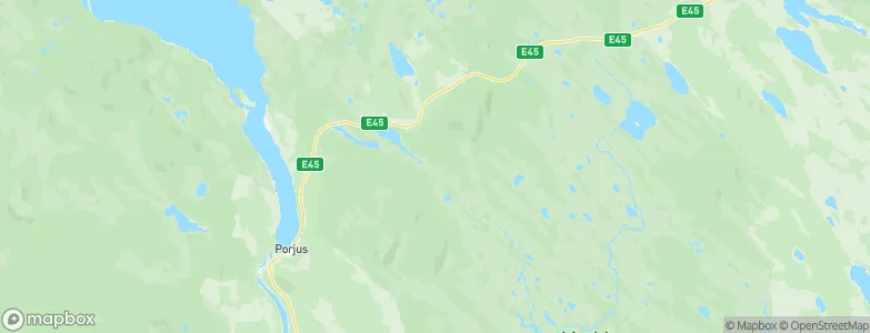 Norrbotten County, Sweden Map
